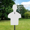 Human Torso 3/8" Thick Slotted Hook AR500 Steel Target