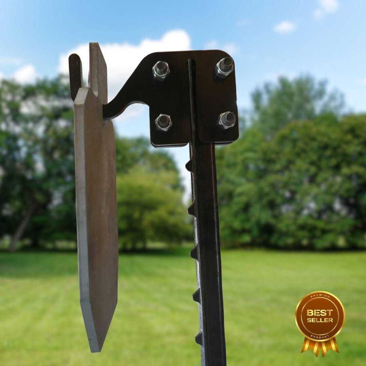 JC Slotted Hook Bracket AR500 Steel Target Hanger - Main Image