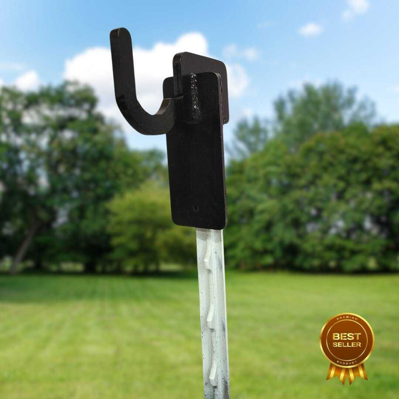 T-Post Slotted Hook AR500 Steel Target Hanger1