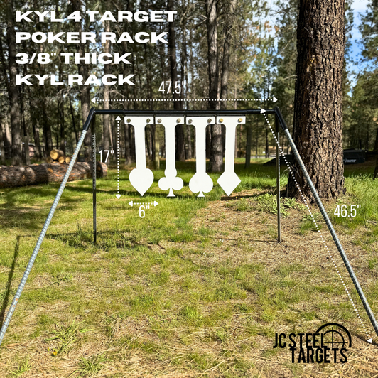 KYL 4 Target Poker Rack KYL 4 Target Poker Rack