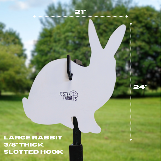 Large Rabbit 3/8" Thick Slotted Hook Large Rabbit 3/8" Thick Slotted Hook