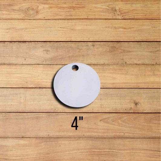4" Round 1/2" Thick 1 Hole AR500 Steel Targets