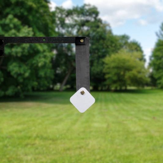 4" Diamond 1/2" Thick 1 Hole AR500 Steel Target