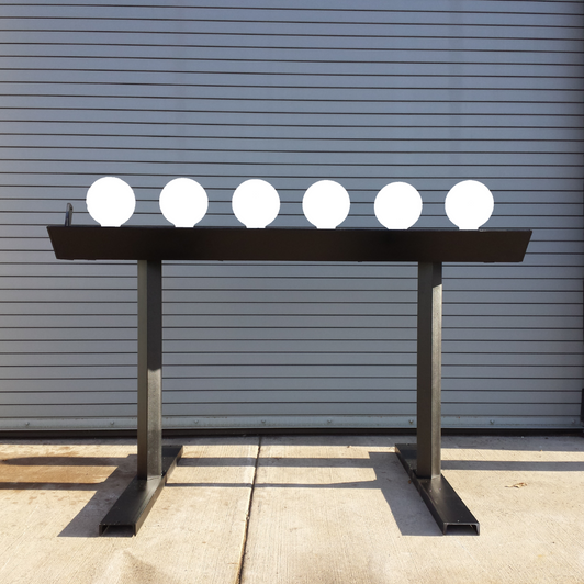 6 Target Plate Setting Rack AR500 Steel Target System