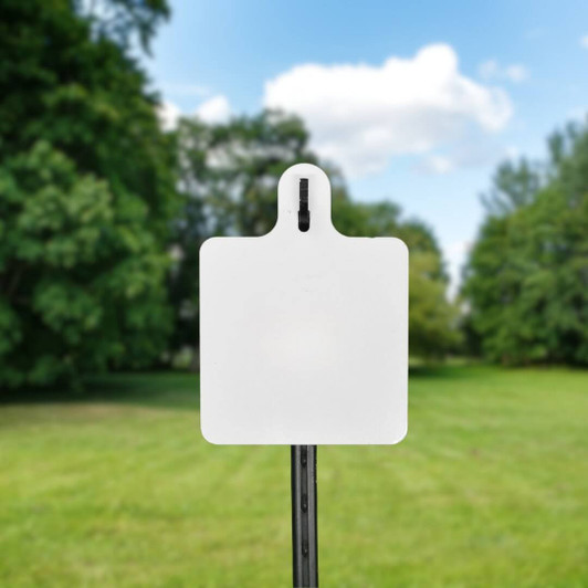 10" Square 1/2" Thick Slotted Hook