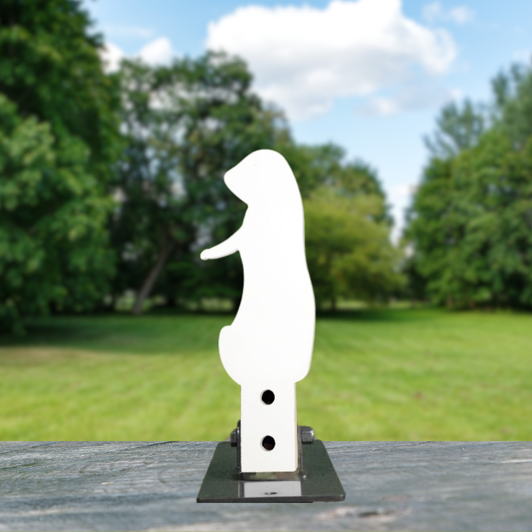 Rock Chuck 3/8" Thick AR500 Steel Ground Popper Target System