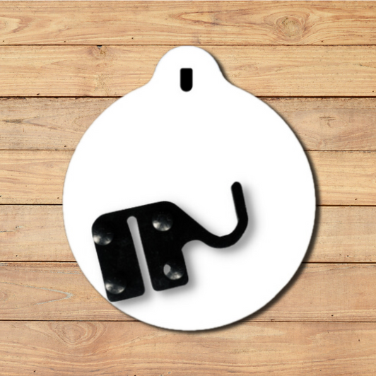 12" Round 3/8" Thick Slotted Hook AR500 Target Package