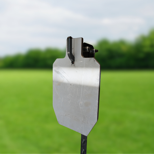 45% IPSC 3/8" Thick Slotted Hook AR500 Steel Target Package