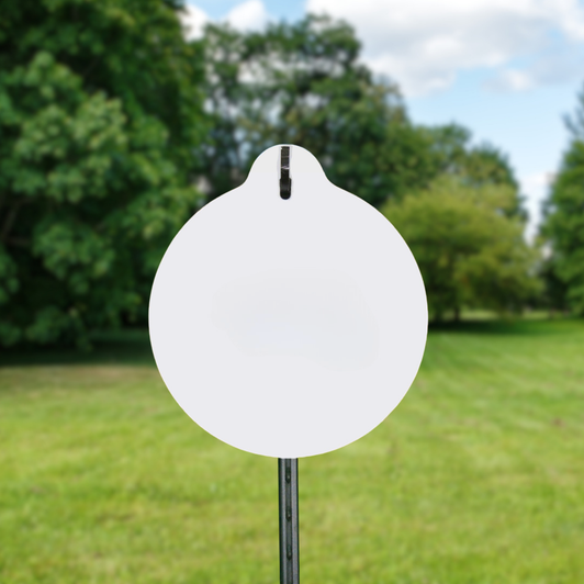 16" Round 3/8" Thick Slotted Hook AR500 Steel Target