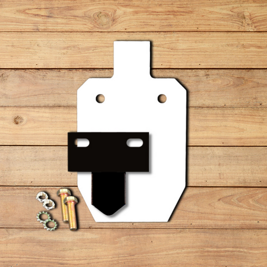 45% IPSC 3/8" Thick 2 Hole AR500 Target Package