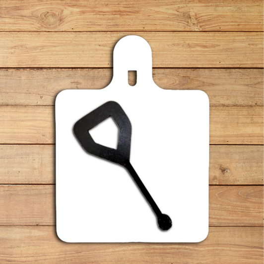 8" Square 3/8" Thick Slotted Hook AR500 Steel Target and Twist Lock