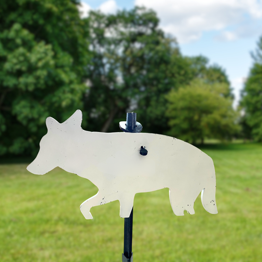 Coyote 1/2" Thick Slotted Hook AR500 Steel Target Coyote 1/2" Thick Slotted Hook AR500 Steel Target