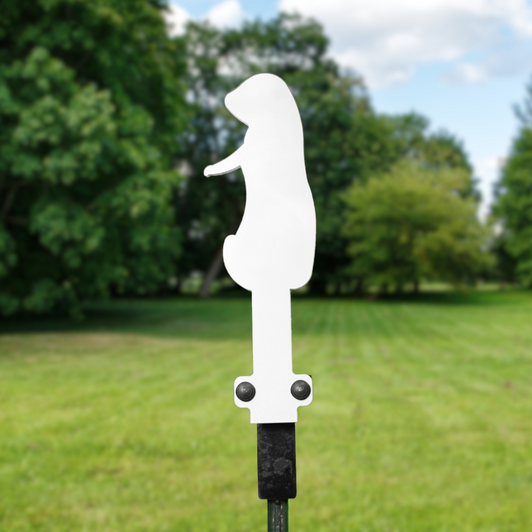 Rock Chuck 3/8" Thick T Post Spring AR500 Steel Target System