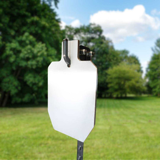 100% IPSC 1/2" Thick Slotted Hook AR500 Steel Target