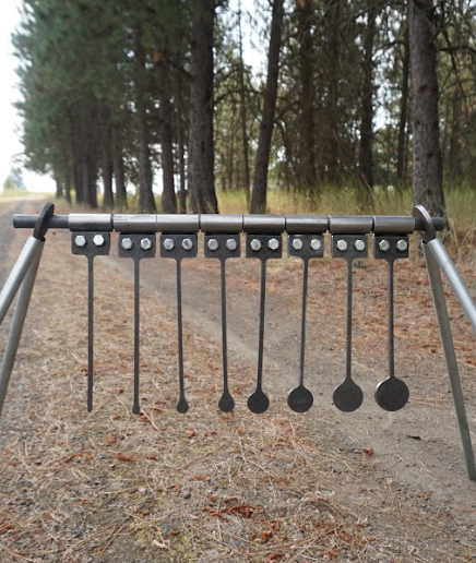 8 Target Rimfire KYL AR500 Steel Target Kit | Stand Included