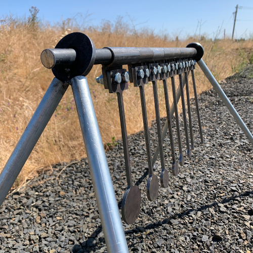 8 Target Rimfire KYL AR500 Steel Target Kit | Stand Included