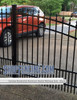 Residential Fairview Aluminum Double Walkway Gate - Rainbow Arch Puppy Picket From ShopFencing.com