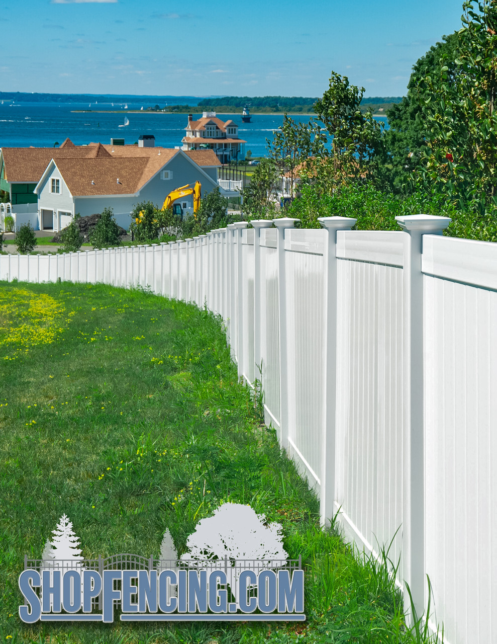 Vinyl Privacy Fence Sections from Shopfencing.com