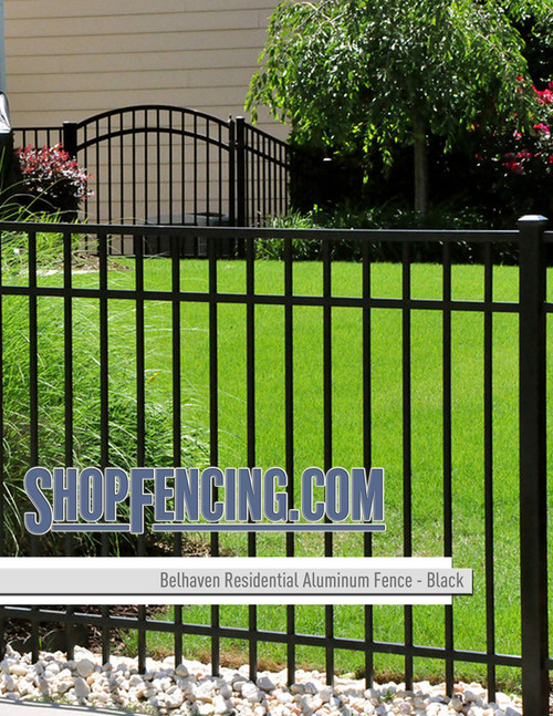 Residential Grade Aluminum Fence Sections