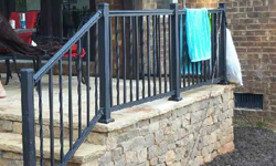 Black Aluminum Handrail