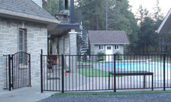 Style E 2 Rail Aluminum Pool Fence