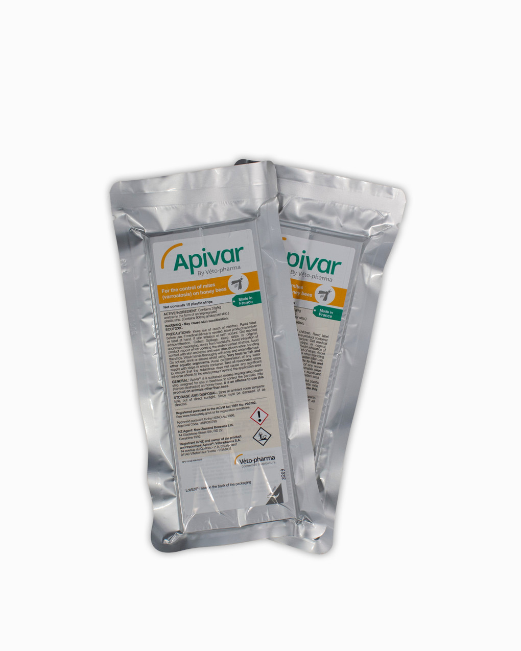 Apivar - (Packet of 12) Varroa Treatment