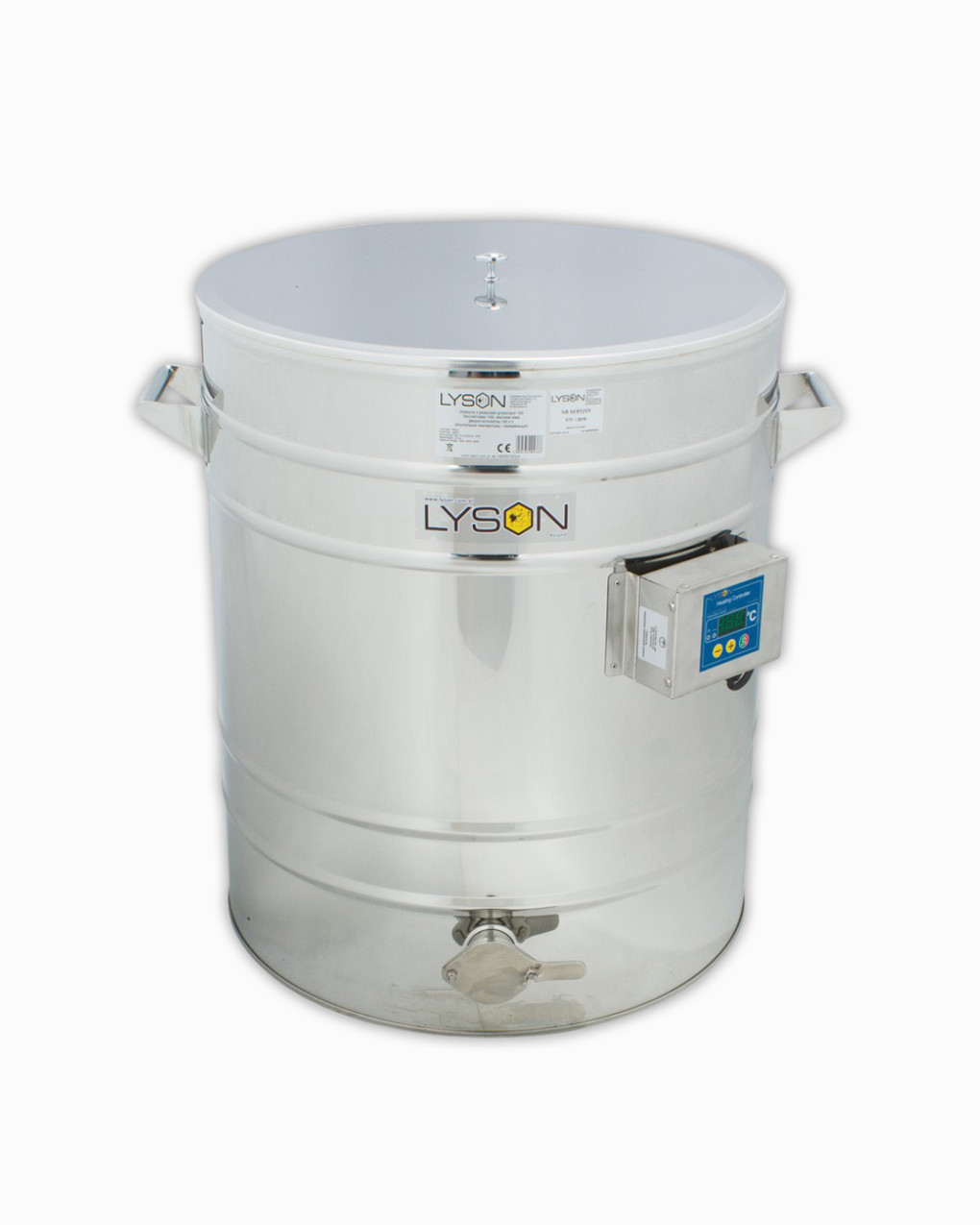 Lyson Stainless Steel Heated Honey Settling Tank - 100L/140Kg