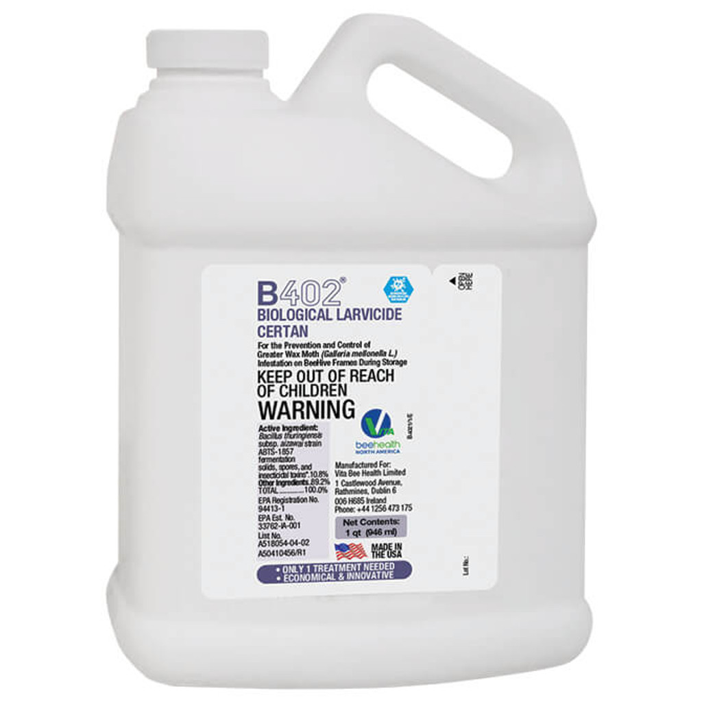 B402 (Certan) Wax Moth Preventative 946ml Bottle