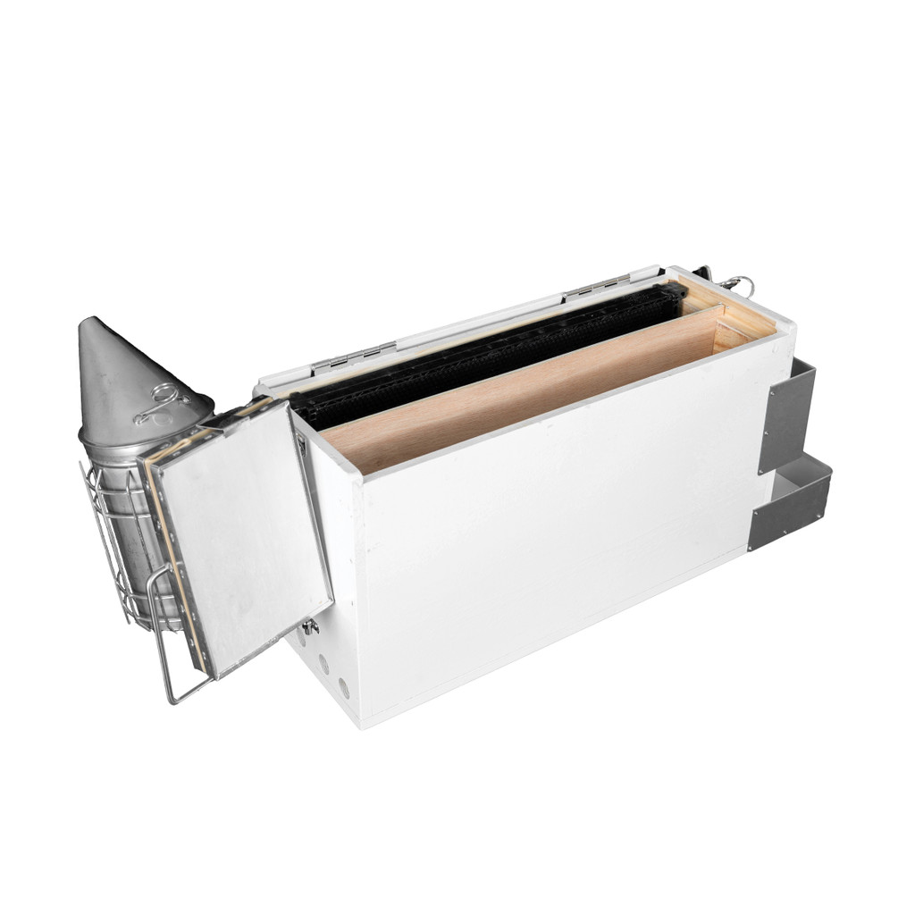 wooden beehive tool box