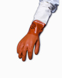 Rubber Glove with Gauntlet (Sizes S - XL)