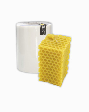 Silicone Candle Mould - Honeycomb Cube (H-7.5cm)