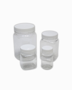 Honey Jars and Lids - Clear, 1kg (Packet of 20)