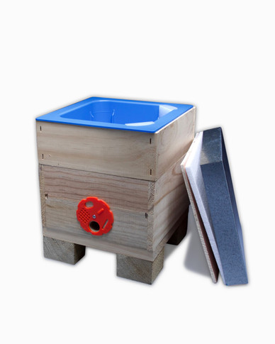 Wooden Mating Nuc - Complete Kit with Top Feeder