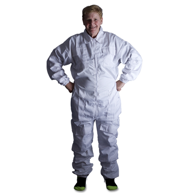 Woody's White Overalls (Sizes S - 3XL)