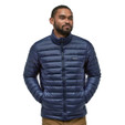 Patagonia Down Sweater - Men's - Classic Navy / Classic Navy - on model