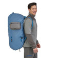 Patagonia Guidewater Duffel 80L - Pigeon Blue - with model