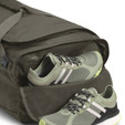 Base Camp Voyager Duffel 62L - New Taupe Green / TNF Black - Shoe Storage Detail
