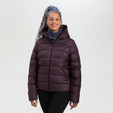Outdoor Research Coldfront Down Hoodie - Women's (Fall 2021) - Elk - on Model