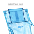 Helinox Beach Chair - Blue Mesh - detail