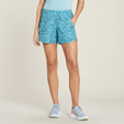 Sherpa Sajilo Pull-On Short - Women's - Azule Cloud - Model Front