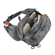 Patagonia Stealth Hip Pack - Noble Grey - ready for action