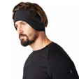 Smartwool Active Fleece Wind Headband - Black - on model