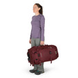 Osprey Fairview Trek Pack 50 - Women's - Zircon Red - on model