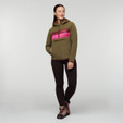 Cotopaxi Teca Fleece Hooded Half-Zip Jacket - Women's - Lawn Way Home - Model Full View