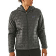 Patagonia Nano Puff Hoody - Men's - Forge Grey on model