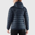 Fjallraven Expedition Pack Down Hoodie - Women's - Navy - on model