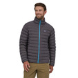 Patagonia Down Sweater - Men's - Forge Grey - on model