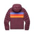 Cotopaxi - Fuego Down Hooded Jacket - Women's - Wine Stripes - back