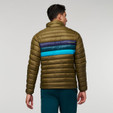 Cotopaxi - Fuego Down Pullover - Men's - Oak Stripes - Model Back