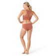 Smartwool - Intraknit Seamless Racerback Bra - Women's - Copper - Model Back Full View